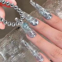 20Pcs Water Ripple Cat’Eye Nail Magnet Beads Set Round Magnetic Balls For Cat-Eye Gel Nail Polish Manicure Magnetic Stones Tools