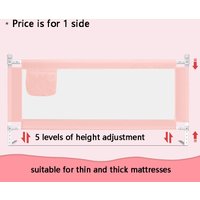 150cm 1pcs Children Bed Barrier High Quality Baby Co-Sleeping Guardrail Rails KidnAnti-Fall Bed Side Protective Adjustable Fence