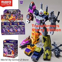 Original Blokees Transformers Starry Edition Vol.6 Optimus Prime Megatron Vortex Brawl Swindle Armored Robot Blind Box Toy Gifts