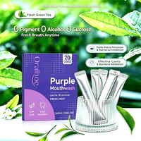 Fresh Portable Disposable Mini Mouthwash Breath Freshener Antibacterial Mild Clean Oral Care For Braces