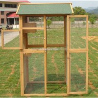 SDB001 Large Wooden Bird Cages Aviary Outdoor Wooden Animal Pet Pigeon Wood House Birds Breeding House Large Bird Cage