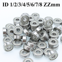 Miniature Engine Bearing 4x10x4 4x7x2.5 5x9x3 5x11x4 8x22x7 Roller Car Skate Skateboard Wheel Bike Small Ball Motor Fan Bearings