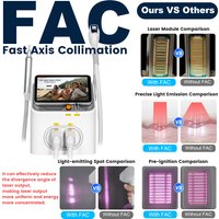 2 IN 1 Professional 4 Wave 808 Diode Laser Permanent Painless Hair Removal Picosecond Laser Tattoo Removal Machine 5000W 10Bars