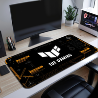 NEW Black TUF Gaming Cool Mouse Pad Desk Mat Large Non-slip Anti-fray Keyboard Ergonomic Office Rubber PC Home Custom