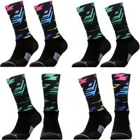 AliExpress Profession 2025 Cycling Socks Slip Silicone Summer Aero Men's Coolmax Cycling Riding Bicycle Socks Breathbale Basketball Socks