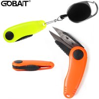 Shrimp-shape Foldable Scissors Fishing Line Cutter Clipper Nipper Quick Knot Tool Kit Stainless Steel Tackle Buckle Accessories