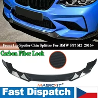 MagicKit CS Style Frontstoßstangenlippe 2016+ für BMW 2er F87 M2 Frontspoiler Splitter Carbon Look