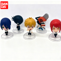 Hot Genuine Bandai Chainsaw Man Action Figure Denji Reze Makima Beem Gashapon Ball Standing Posture Doll Ornaments Gift Stock