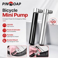 AliExpress pinmoap PINMOAP 1PC Lightweight Bicycle Mini Pump Portable High Pressure Tire Inflator For Presta Schrader Valve Mtb Road Cycling Repair