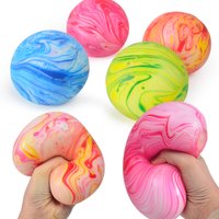 Tpr Stress Relief Flour Ball Soft Squishy Ball Boy Toys Stress Anxiety Relief Squeeze Slow Rebound Hand Grip Gel Fidget Toy Gift