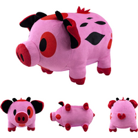 30cm Hazbin Hotel Fat Nuggets Plush Toy anime Movie Character Alastor Helluva Boss Pillow Stuffed animal Doll kids Birthday Gift