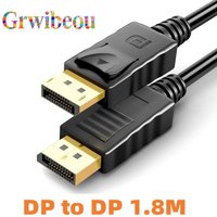DP to DP DP Cable Displayport Video Audio Cable Display Port Adapter For Phone TV Box Laptop Video Game DP Cable Display Port