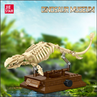 Moc Dinosaur Series Triceratops, Tyrannosaurus, Pterosaur, Spinosaurus, Brachiosaurus, Canglong Model Assembly Toys