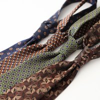 New 8CM Width Mens Luxury Brown Neckties Polyester Jacquard Navy Green Floral Neck Ties School Student Casual Shirt Accessories