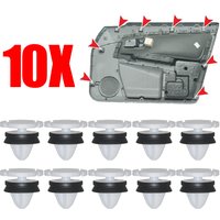 10x Door Card Clips For Renault Laguna Megane Trafic III Car Interior Trim Panel Cap 7703077476 Kadjar Captur Noise Insulation