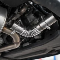 25MM Exhaust Pipe Tube Elbow Connector With Clamps Stainless Steel Diesel Heater Boat Heater Professional Car Accessories