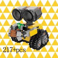 Classic Movie Mini Robot Wall MOC Building Blocks Model DIY Bricks Creative Toys for Gifts