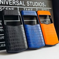 For VERTU AGENT Q Case Luxury Leather Simple Soft Edges Business Style Generation Cover For Vertu VTL-202403 3rd Phone Shell