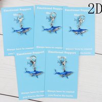 5pcs adorable shark keychains, ocean-themed keychains, make for ideal gifts during back-to-school season, graduation season