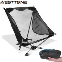 WESTTUNE Ultralight Outdoor Camping Chair 780g Lightweight Aluminum Alloy Beach Chair Mesh Chair for Backpacking Hiking Travel image 4
