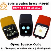 DeepSeek AI Chat Robot ESP32-S3 1.54inch LCD N16R8 MUMA Development Board Display Wifi Weather Station TimeClock For XiaoZhi