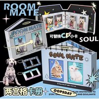 MINKYS Kawaii House Shape 3 inch Kpop Photocards Binder Book Idol Photo Cards Album Collection Book Set