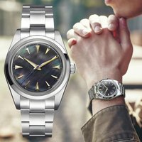 Hestur Luxury Men's Watch Automatic Mechanical 36mm Miyoda 9015 15Bar Waterproof Vintage Reloj Hombre Sapphire Glass Wrist Watch