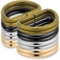 10pcs Metal D Rings for Purse D Shape Buckles Multi Purpose for Hardware Bags Ring Hand DIY Accessories