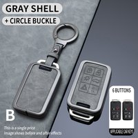 Metal Leather Car Smart Remote Key Case Cover Shell For Volvo S60 V60 S80 XC70 XC60 V70 V40 2008-2017 Auto Keychain Accessories