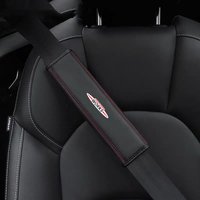 2PCS Car Seat Belt Shoulder Protector Cover Pading Pad For MINI John Cooper Works R56 F56 R53 R60 Clubman Interior Accessories