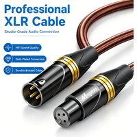 XLR Connector XLR Male To XLR Female 3Pin Audio Cable Microphone Cable HIFI 3M 5M 10M 30M Audio Cable for Mixing Console Cables