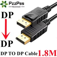 1.8M DisplayPort Cable DP TO DP Converter Display Port To Display Port Adapter Cable for Lenovo Dell HP ASUS Lenovo Laptop