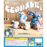 Yell capsule toys refreshed when drinking milk after shower bath Cat kitten Elephant long-tailed tit Hamster Axolotl car figures