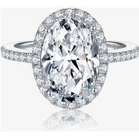 925 Sterling Sliver Rings Shining Classics Zircon for Women Wedding Engagement Silver Jewelry Fashion Gift High Quality