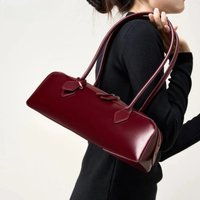 Genuine Leather Bag Woman 2026 Korean Luxury Bag Vintage Long Shoulder Bag Handbags Ladies Underarm Bag Shopping Bag