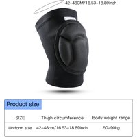1/2 PC Collision Knee Pads Fitness Basketball Running Cycling Sports Knee Protection Anti Slip Outer Shell Thickened Knee Pads
