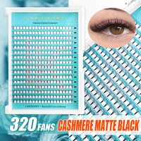 Lakanaku 320 Fans Premade Volume Fans 3D 4D 5D 6D Soft Cashmere Matte Eyelashes Large Capacity Cilios Individual Lash Extension image 4