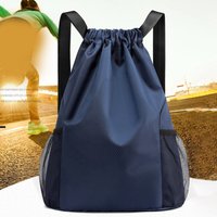 Backpacks Women Men Large Capacity Bundle Pocket Drawstring Bag For Unisex Sports Casual Backpack Solid Color Travel Bags