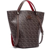 CHCH Women's Handbag 2026 Simple Coffee colored Storage Bag Large Capacity Student Shoulder Bag