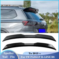 Rear Trunk Wing Spoiler Tail Fin Body Kit Tuning for VW Passat R-line B8 Tail Wings Fixed Wind Spoiler Rear Wing Car Accessories
