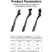 AliExpress NONE Adjustable Road Bicycle Kickstand High Strength Aluminium Alloy Bike Stand For MTB/Snow/Folding Bike/Electric Vehicle