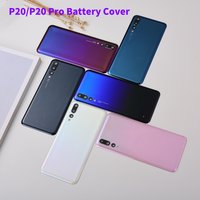 New Case For HUAWEI P20 Pro P 20 Battery Cover Rear Glass Door Housing For P20 Pro Battery Cover With Camera Lens Frame