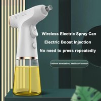 Electric Oil Sprayer Kitchen Utensils Oil Sprayer USB Charging BBQ Novelty Accessories Dispenser Glass Bottle Olive Oil Sprayer