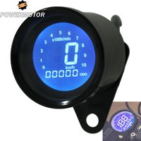 7 Color Motorcycle Dashboard Speedometer Tachometer Odometer Speed KMH MPH Oil Level Gauge Tacho RPM Meter Scooter Modified Part