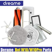 Akcesoria do robota sprzątającego Dreame Bot W10 / W10 Pro: Filtr HEPA, szczotka główna, szczotki boczne, nakładki do mopa, części zamienne.