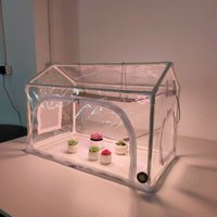 Mini Indoor Greenhouse with Thickened PVC Tent & Waterproof Base Membrane, Portable Ideal for Plant Seed Starting&Raising