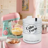 Professional Complete Pastry Kit Round Adjustable Cake Ring Mold Retractable Fondant Acrylic Circle Baking Ring DIY Mousse Cake