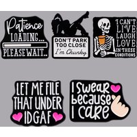 Patience Enamel Pin Funny Quotes Brooch Pines Lapel Pins Badge on Backpack Clothing Accessories Creative Jewelry Friends Gifts