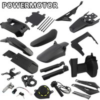 for Surron Light Bee Front Rear Fender Extended Tail Mudguard Battery Cover Seat Number Plate SUR-RON Accessories Electric Bike