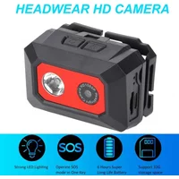 HD 1080P Action Camera F18 Night Vision Sport camera SOS Head-mounted Bodycam Helmet Video Recording DVR Cam Mini Camera